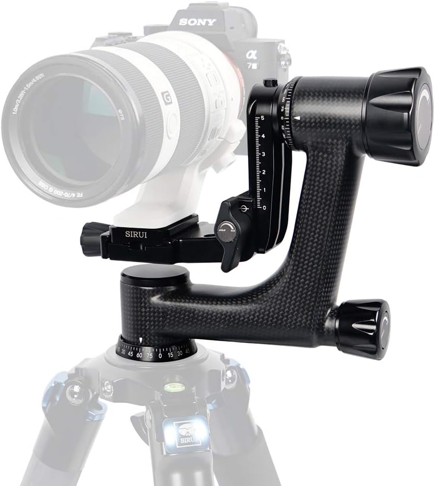 Sirui PH-10 Gimbal Testa Treppiede Professionale in Carbonio - immagine 1