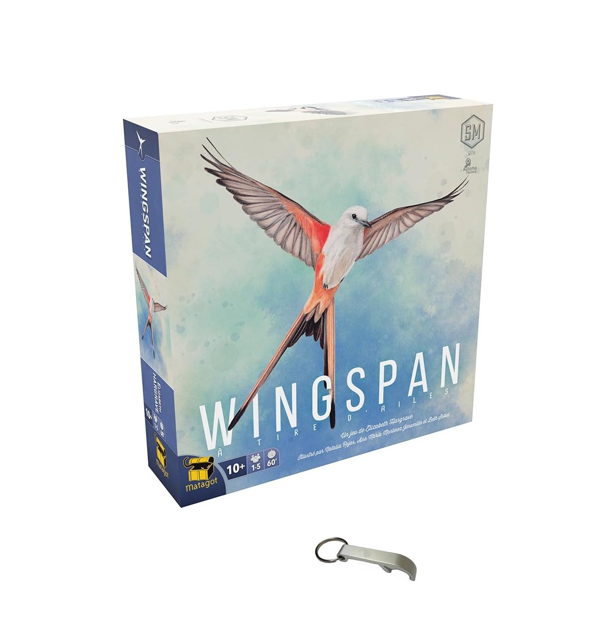 Set Wingspan versione francese + 1 spacchi Blumie (base + 1 spogliatoio)