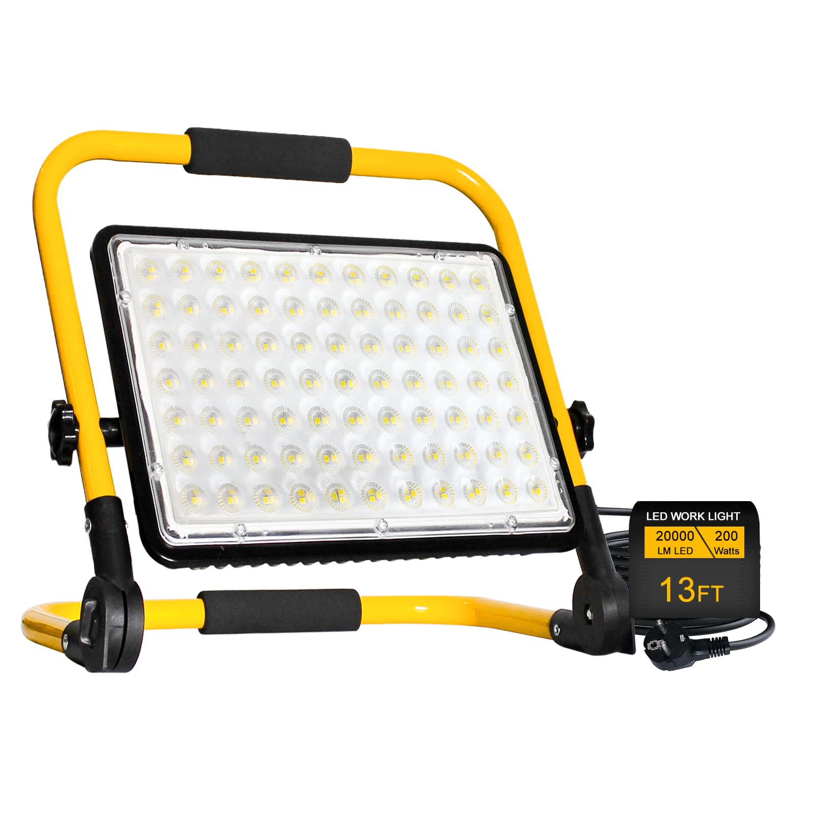 Faretto LED da Cantiere 200W 20000lm IP66