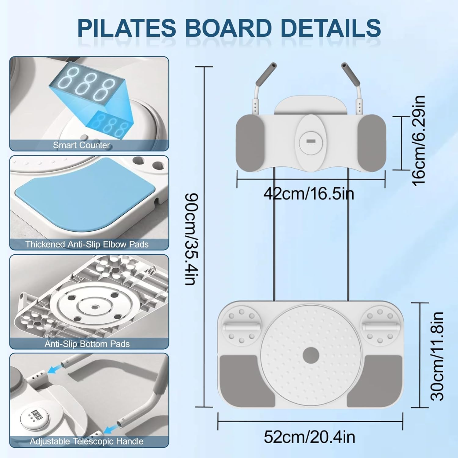 Pilates Board 5 in 1 Multifunzione con Contatore - immagine 2