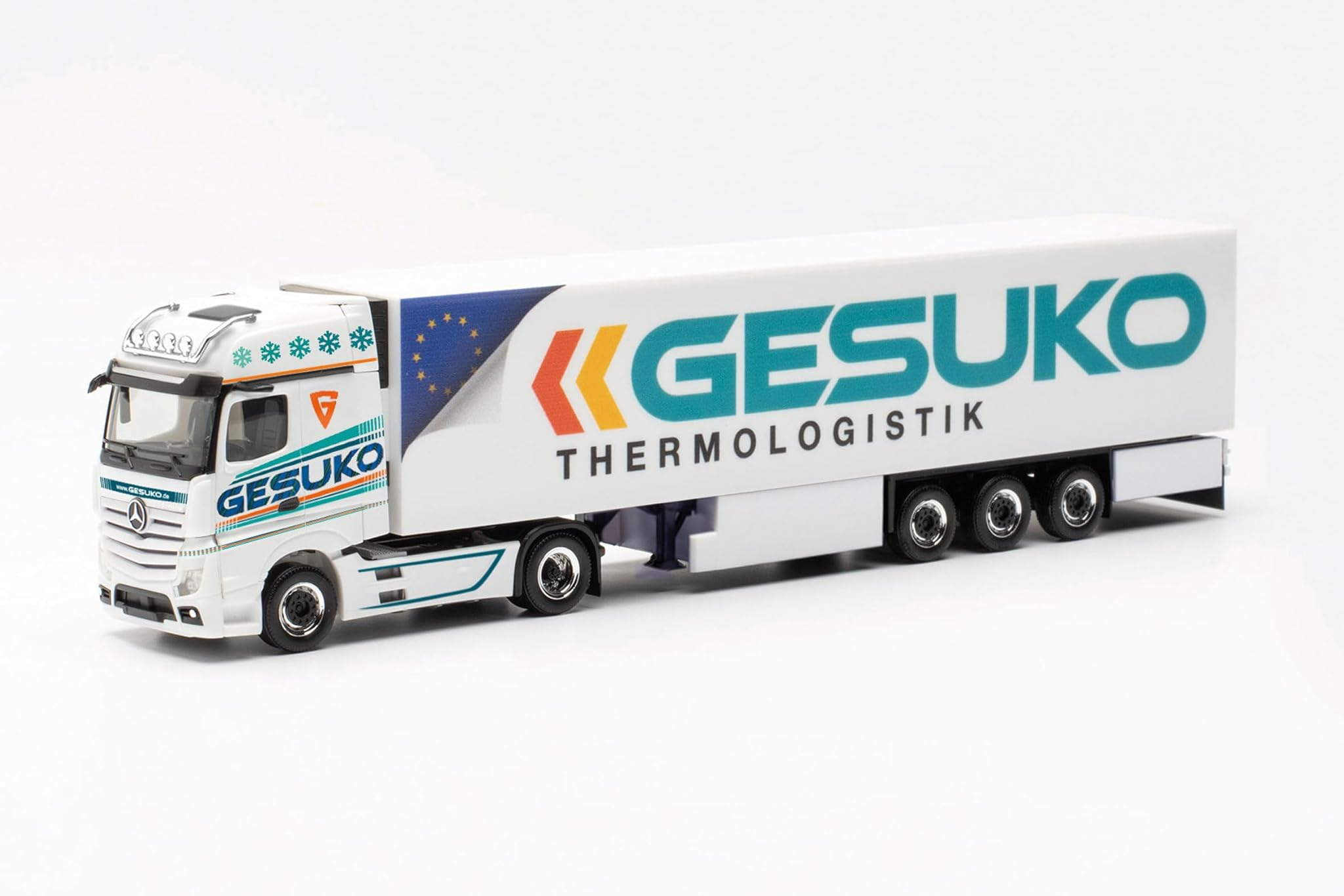 Herpa Mercedes-Benz Actros Gigaspace '18 - Semirimorchio GESUKO