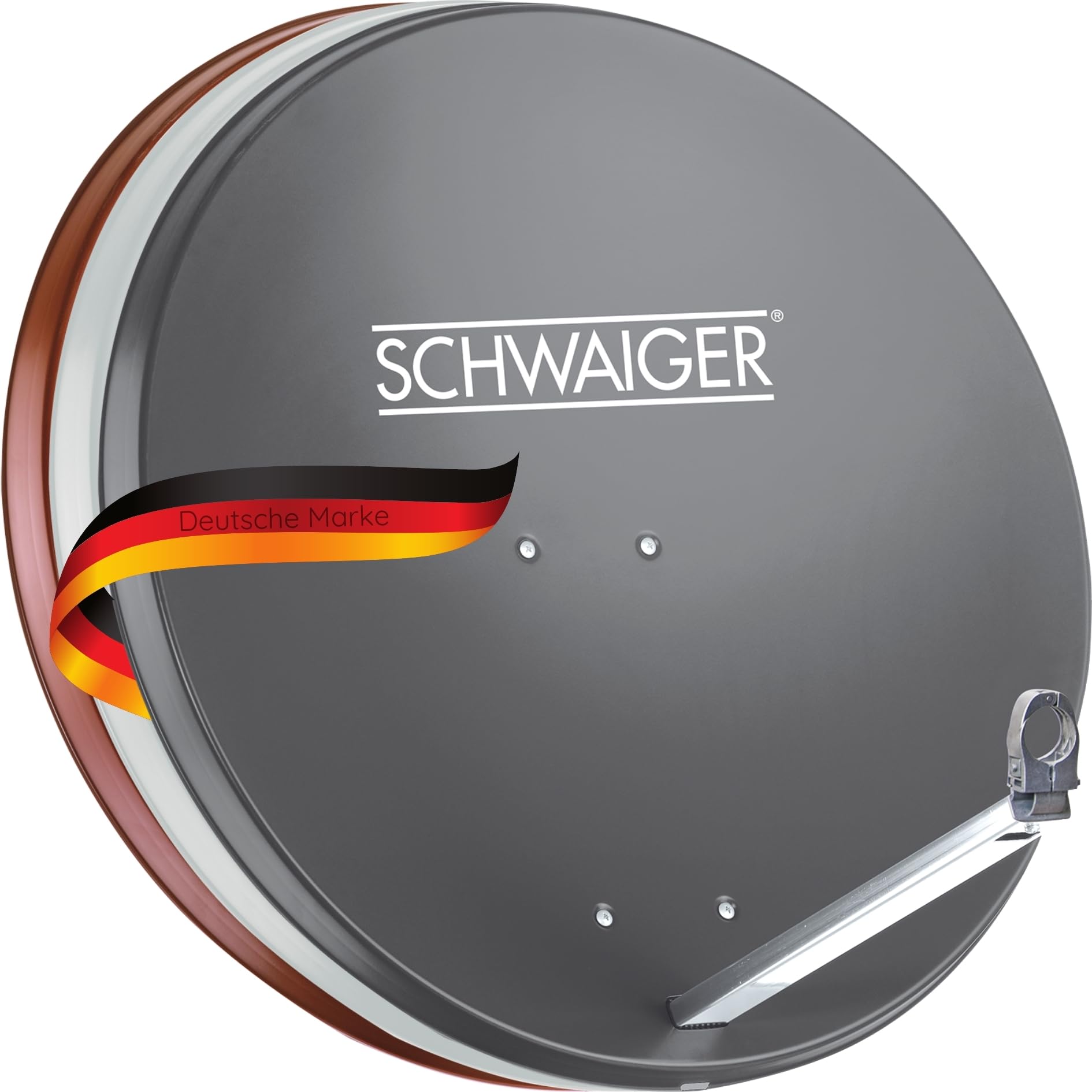 Schwaiger 197 Antenna Satellitare Offset Acciaio 75x85cm Antracite