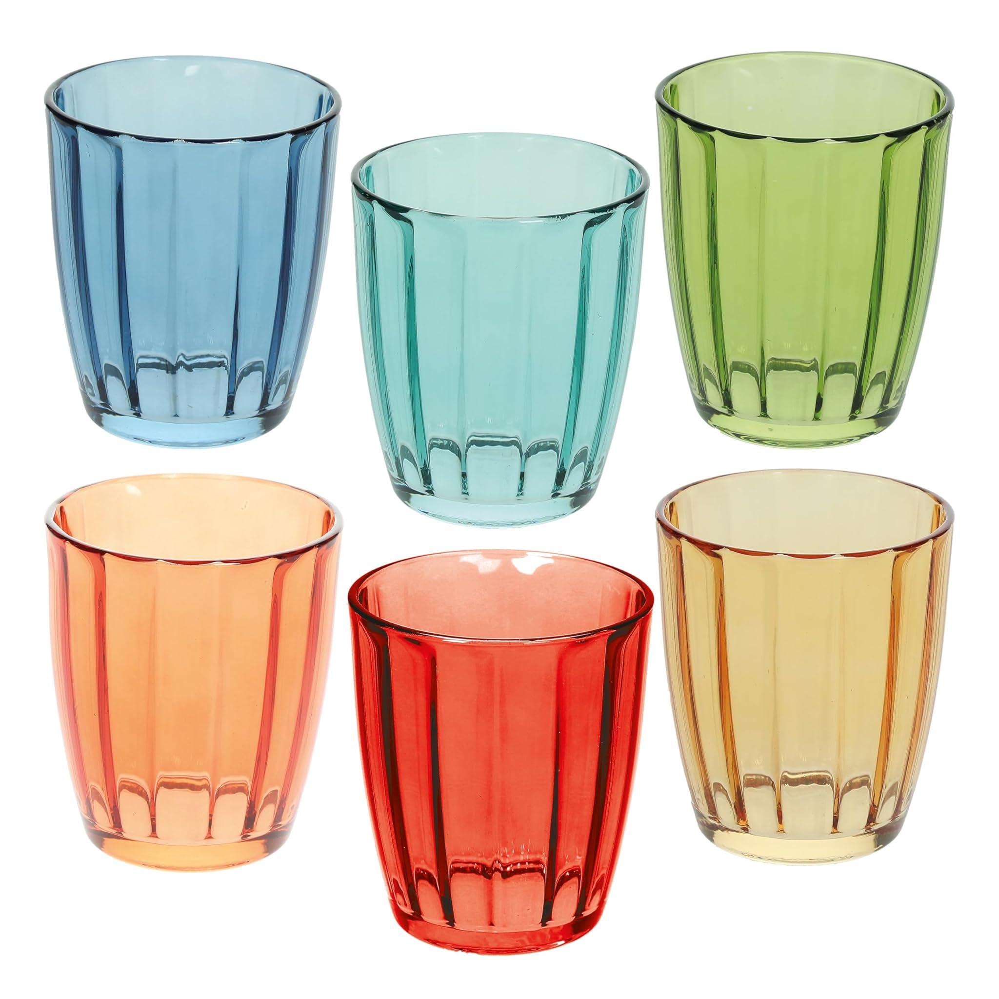 Tognana Siviglia - Set 6 Bicchieri 310cc, Multicolor