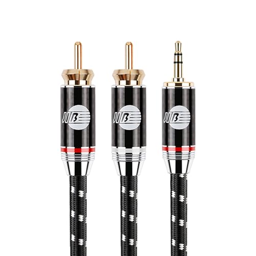 Boaacoustic JIB Cavo Audio Aux 3.5mm a 2 RCA Maschio 1m