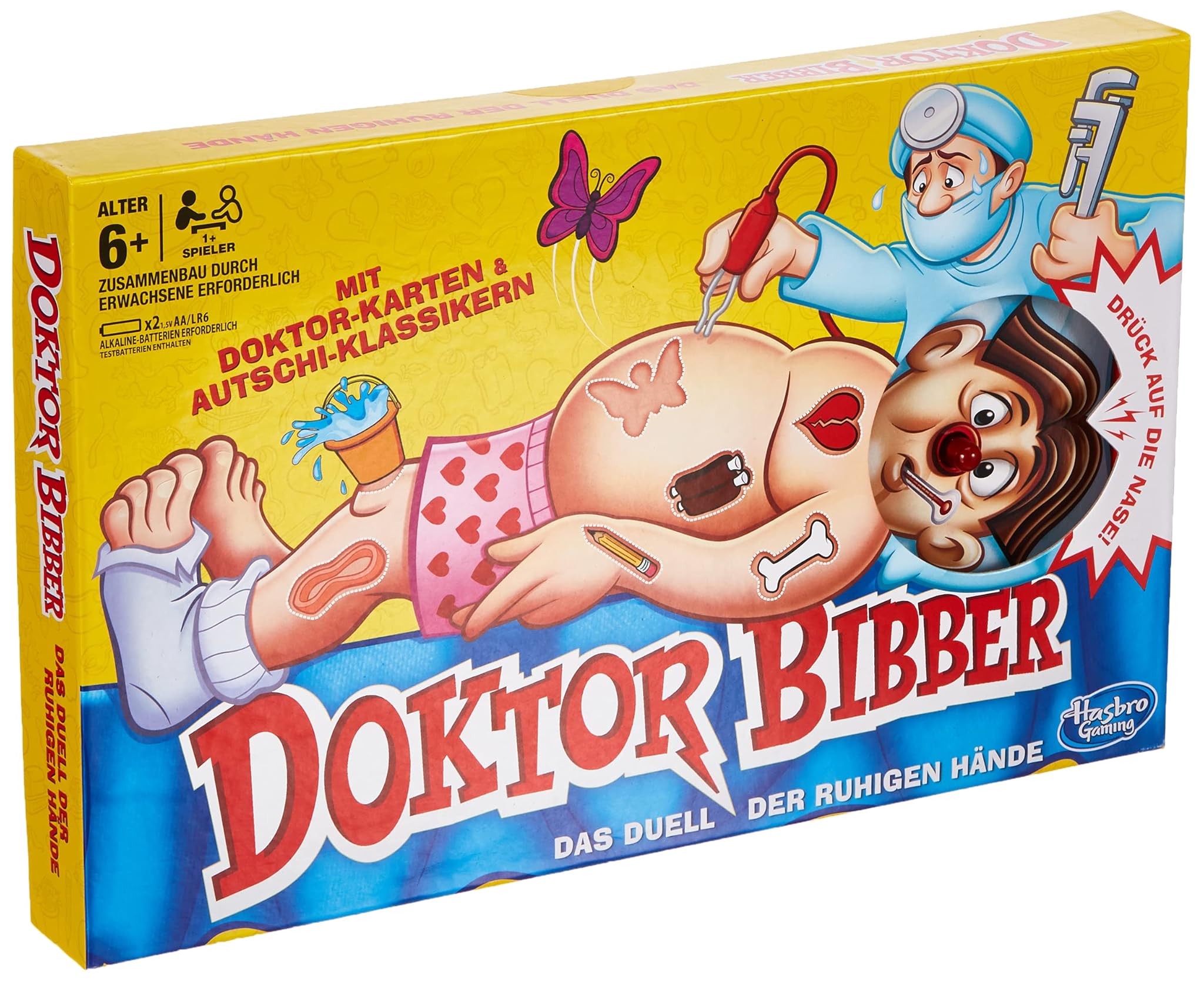 Hasbro Gaming Dottor Bibber - Gioco da Tavolo Elettronico