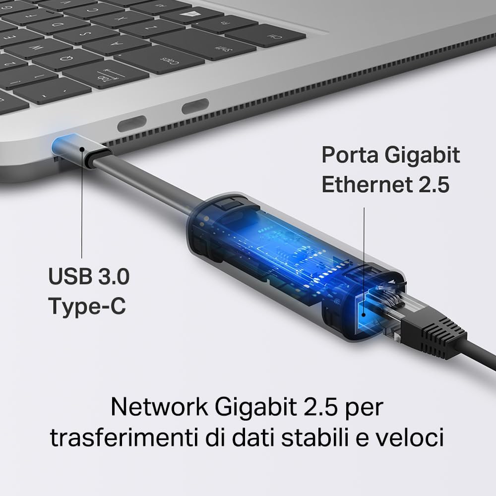 Tp-link UE302C - Adattatore Ethernet USB C 2.5 Gigabit - immagine 3