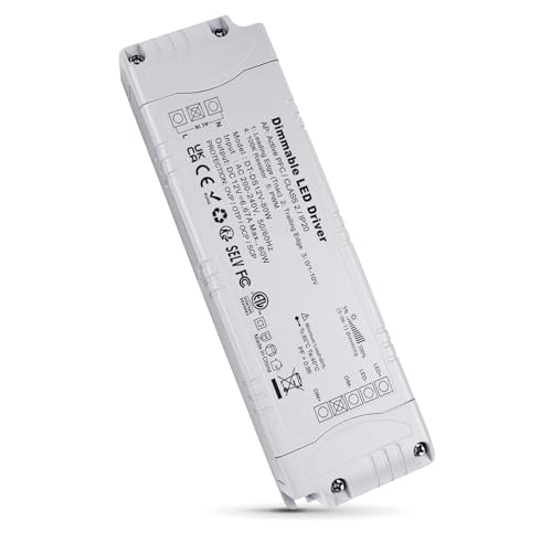 Reylax Trasformatore LED 12V 80W Dimmerabile