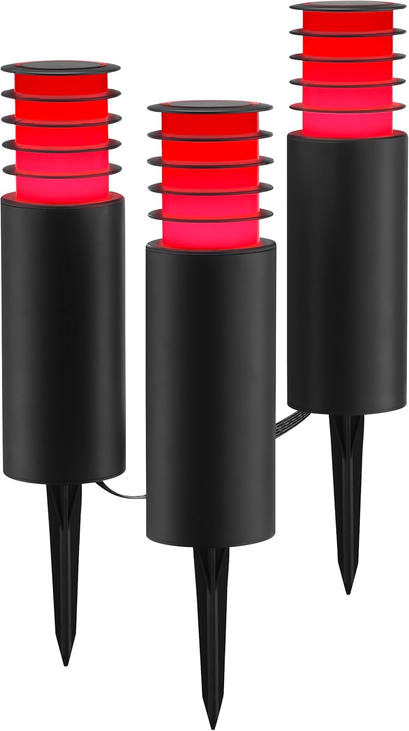 Brilliant Lampada da esterno Caruso - Set 3 spiedini da giardino - immagine 7