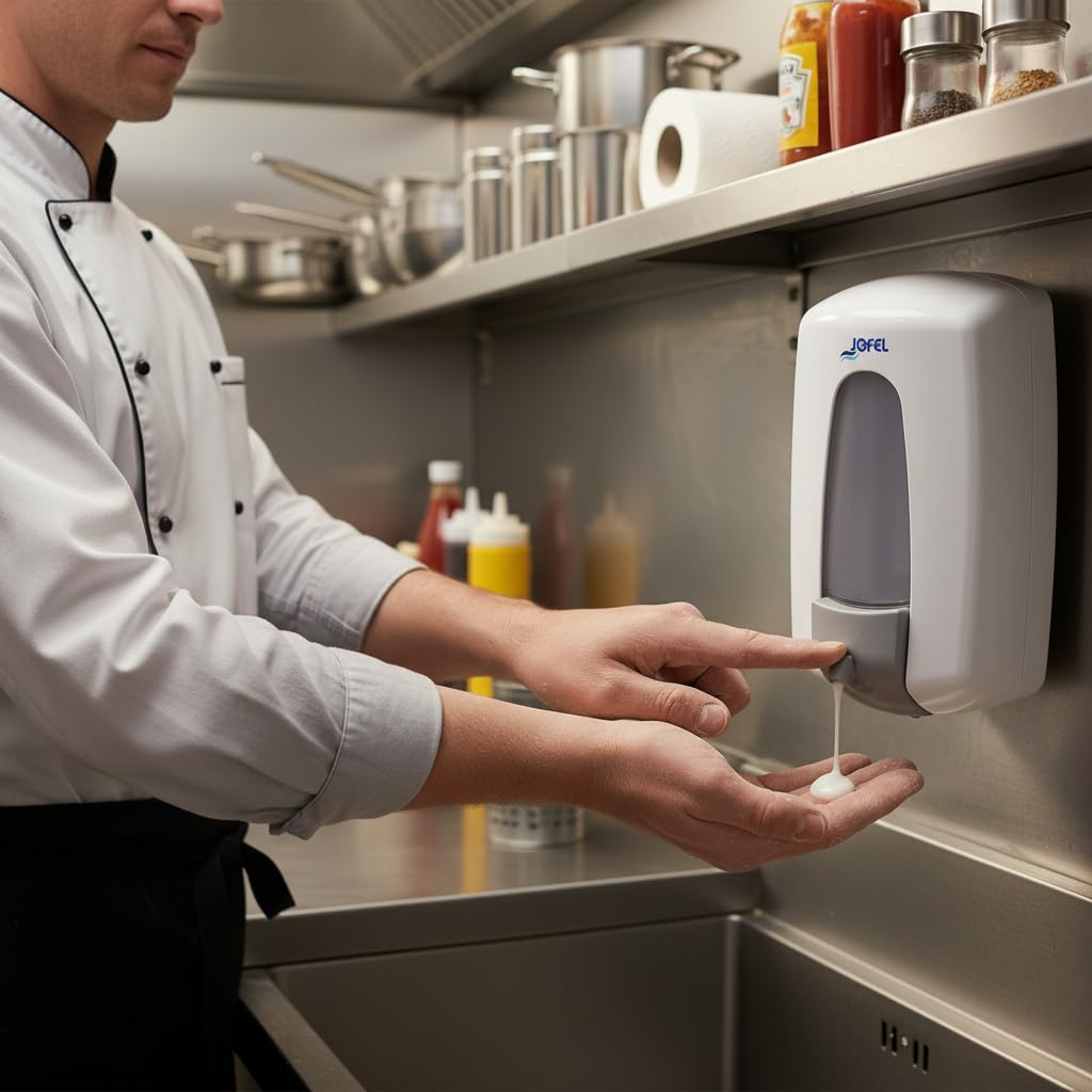 Jofel Distributore Sapone Liquido 0,9 L, ABS - immagine 5