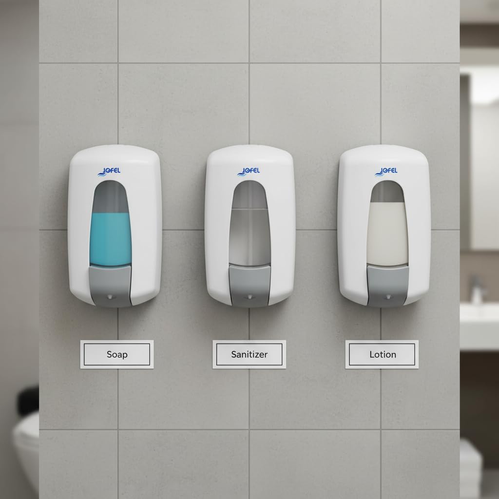Jofel Distributore Sapone Liquido 0,9 L, ABS - immagine 9
