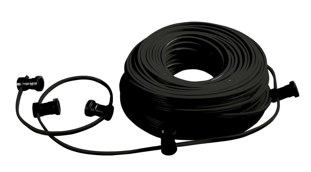 50 mt TUBO PIATTO FLESSIBILE NERO 2x2,5 mm2