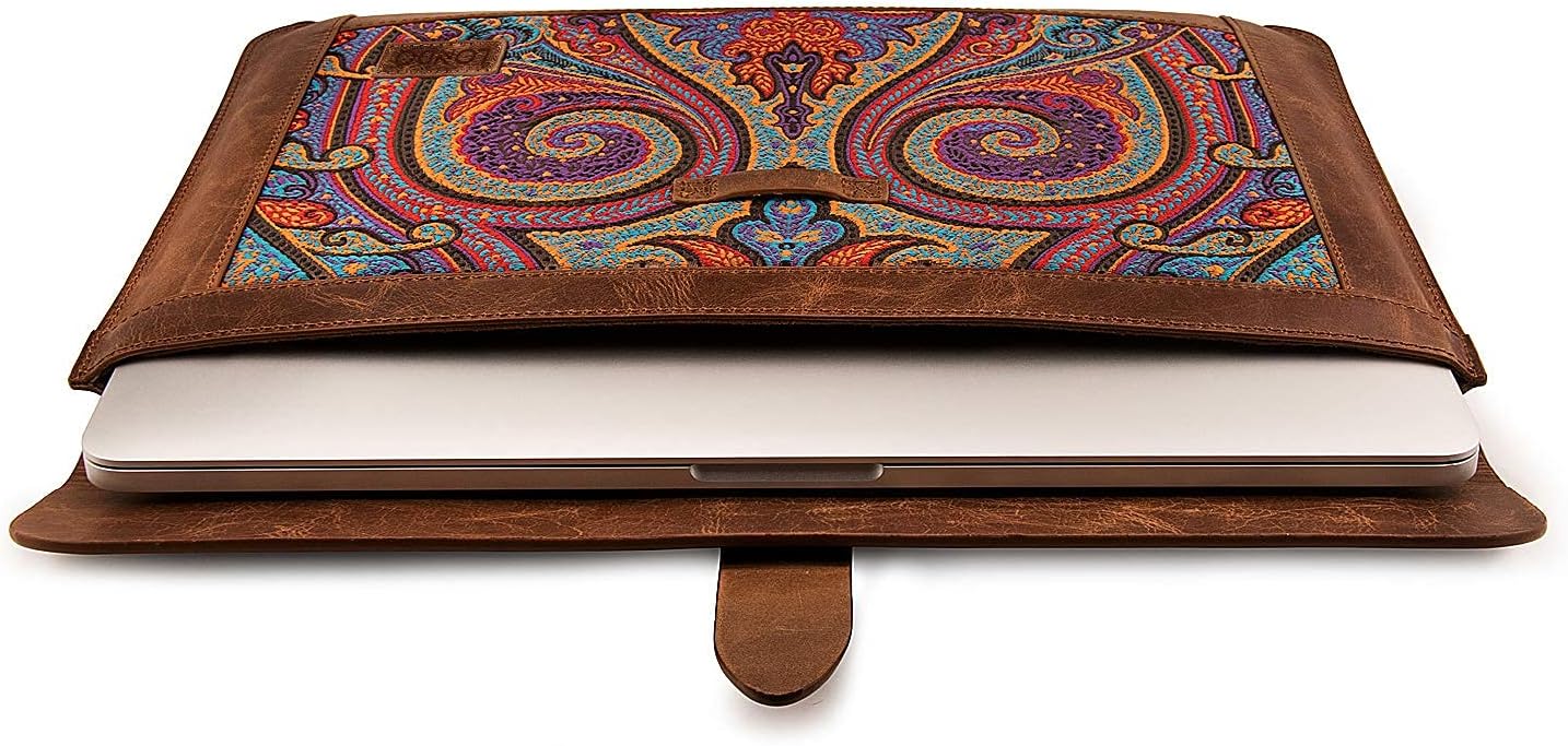 Londo Borsa in Pelle di Grano Superiore per MacBook - immagine 6