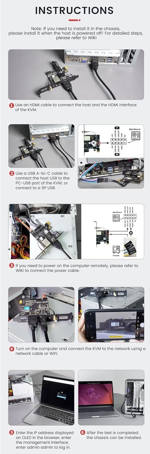 Youyeetoo Sipeed NanoKVM Mini Server RISC-V Linux - immagine 7