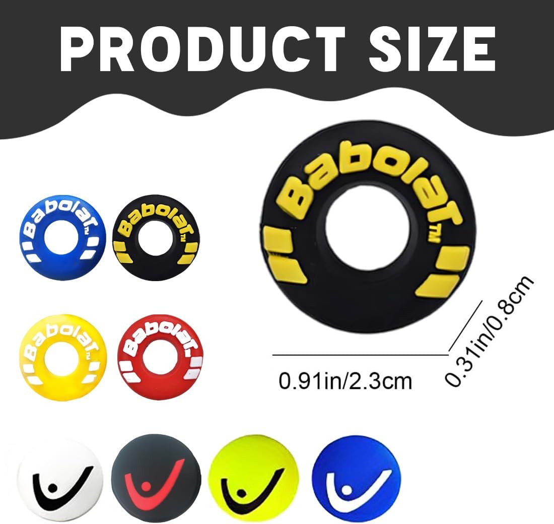 SULIUDAJI Ammortizzatori Antivibrazione Tennis 8 Pezzi - immagine 2