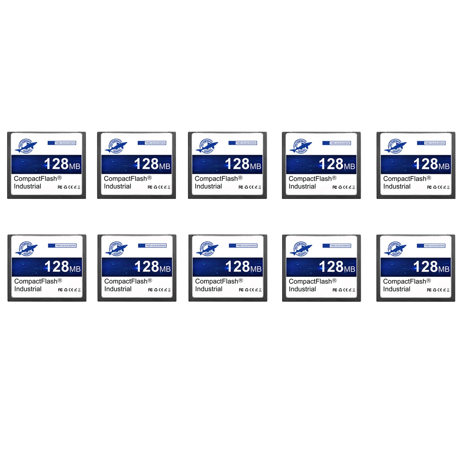 Dogfish Carte Memoria Compact Flash 128MB 10PACK