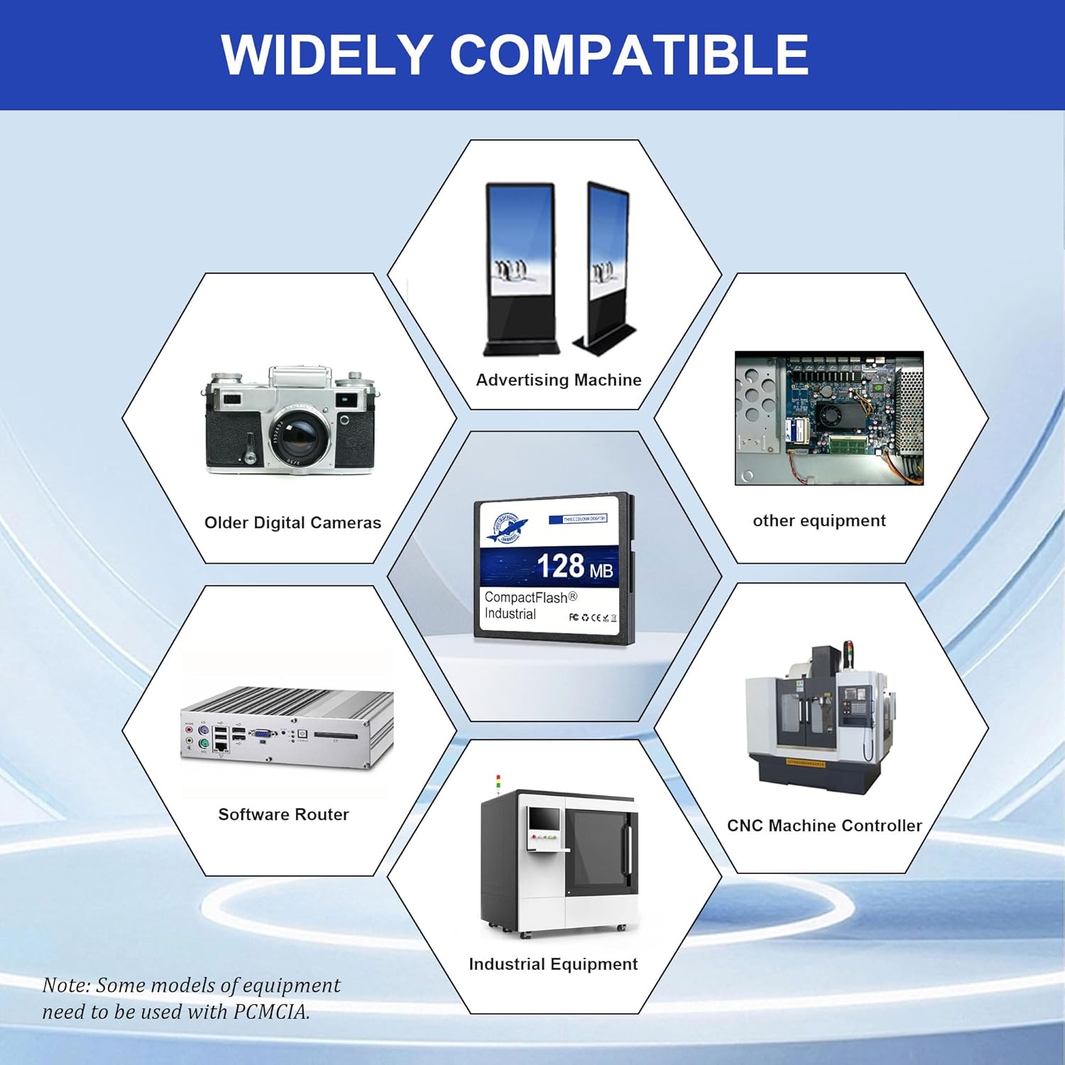 Dogfish Carte Memoria Compact Flash 128MB 10PACK - immagine 4