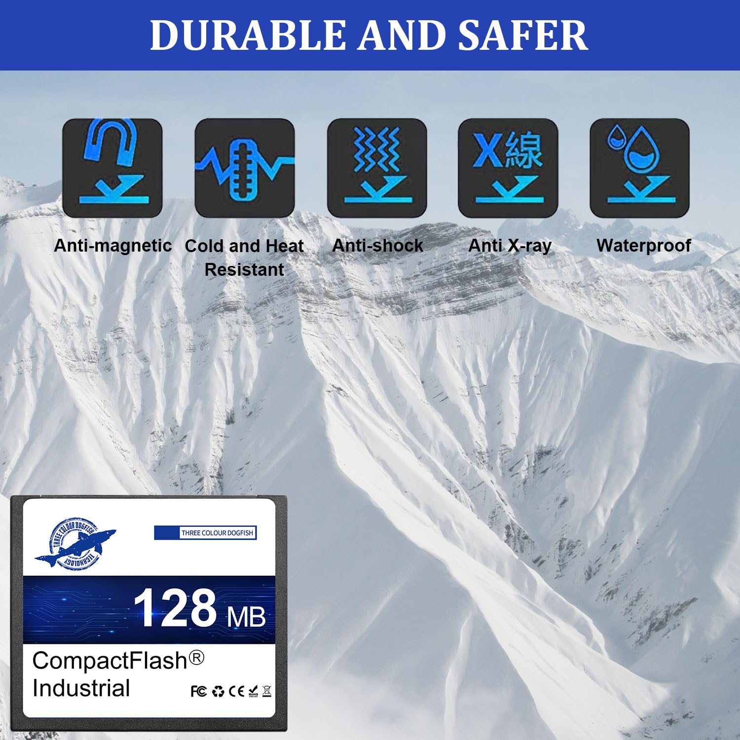 Dogfish Carte Memoria Compact Flash 128MB 10PACK - immagine 6