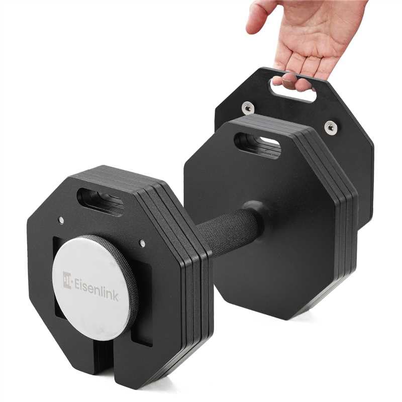 Eisenlink Set Manubri Regolabili Ottagonali 20 kg