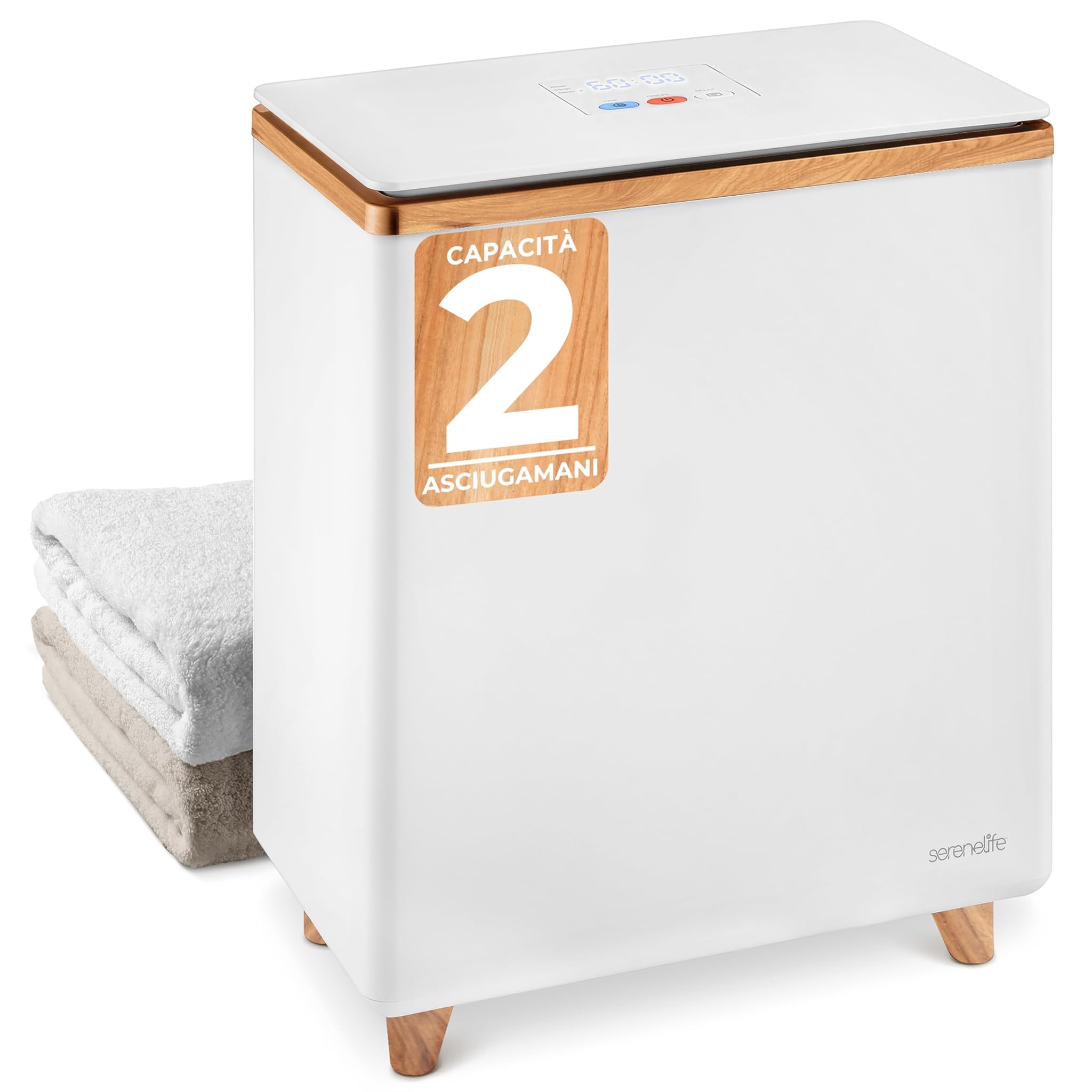 SereneLife Scaldasalviette Elettrico di Lusso