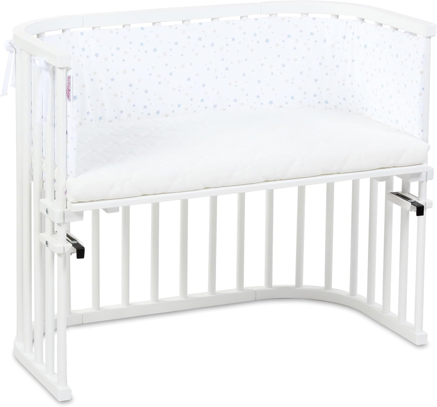 babybay Paracolpi in Rete a Nido d'Ape, Bianco - immagine 5