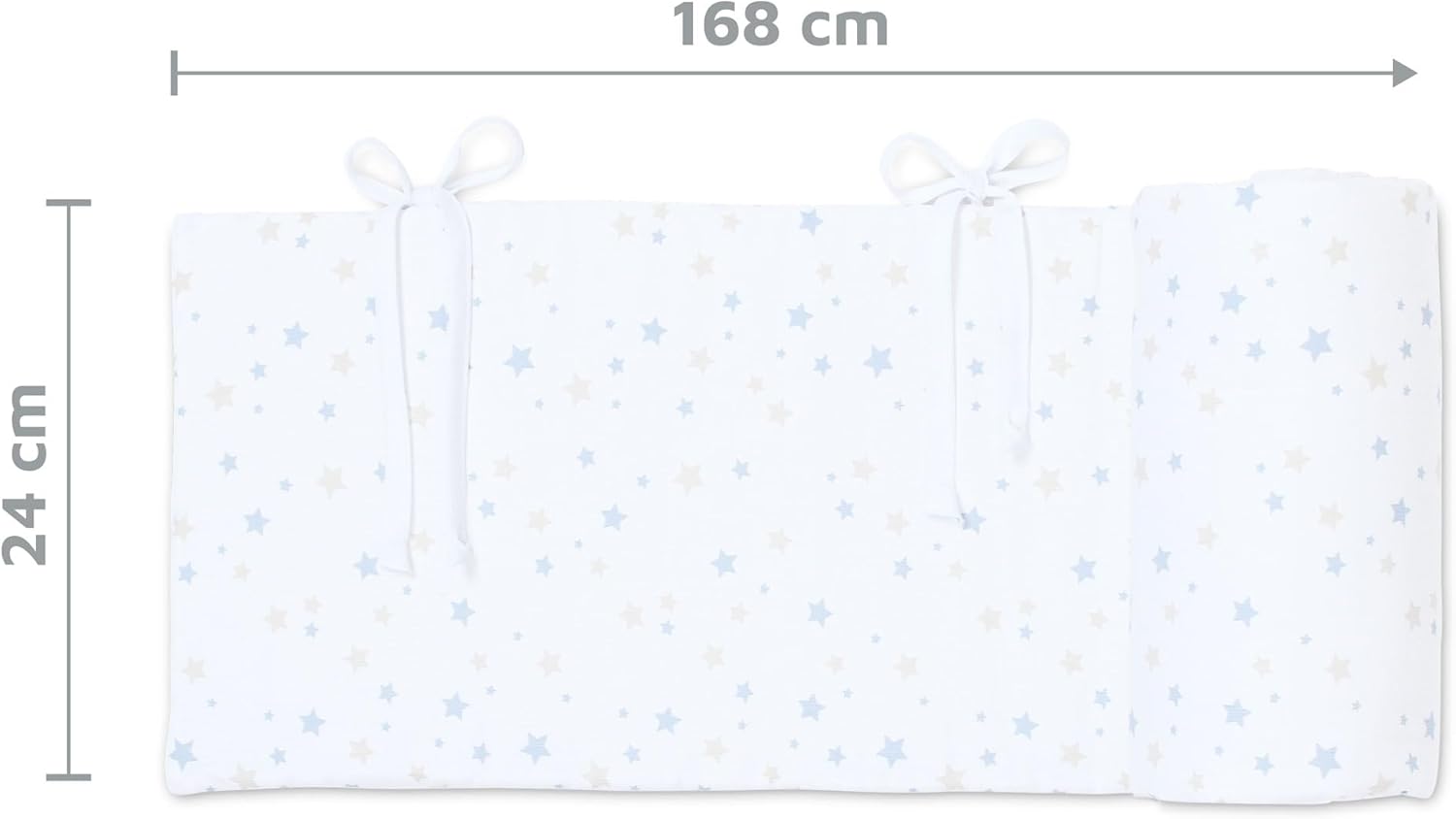 babybay Paracolpi in Rete a Nido d'Ape, Bianco - immagine 6