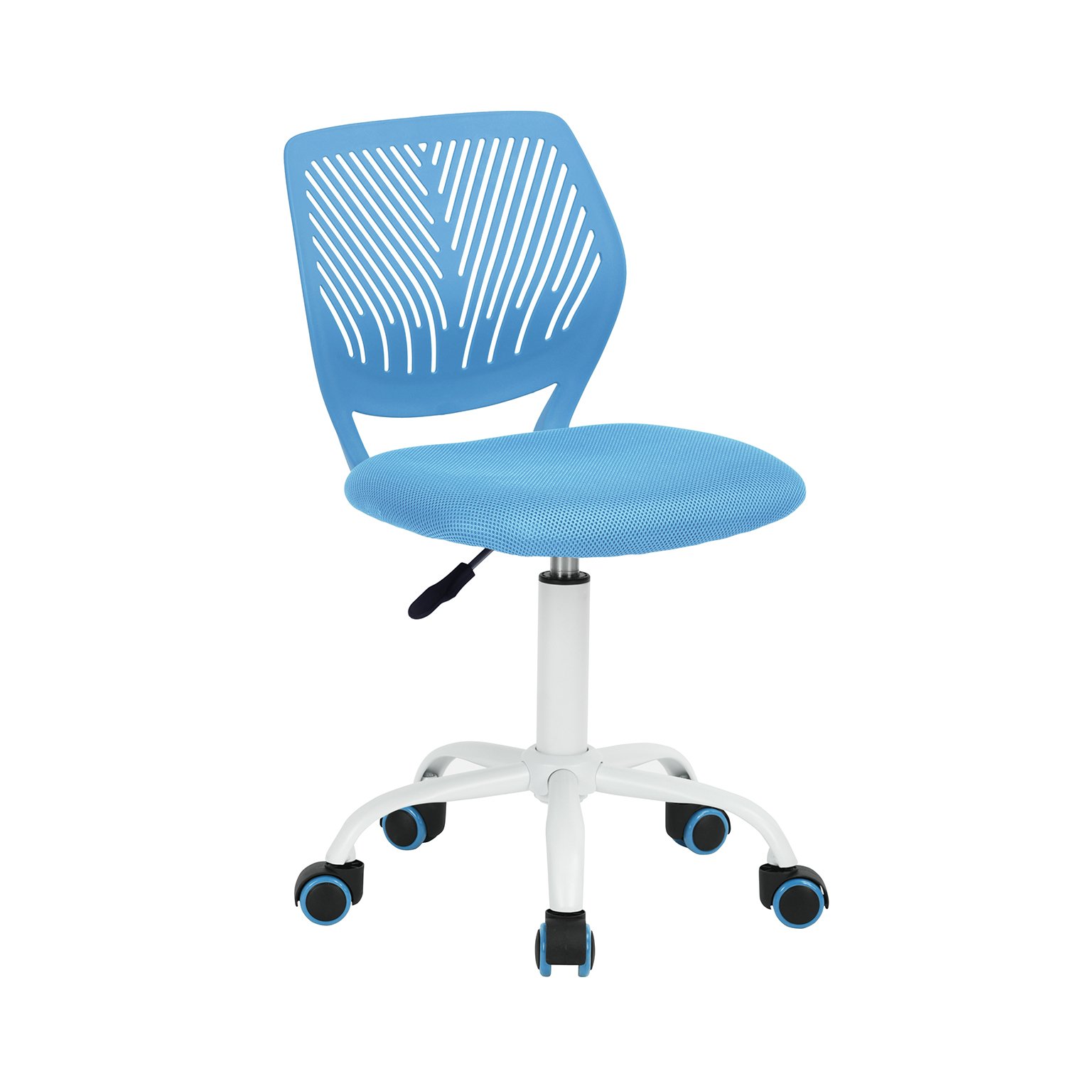 Furniturer Sedia da Scrivania Girevole, Blu