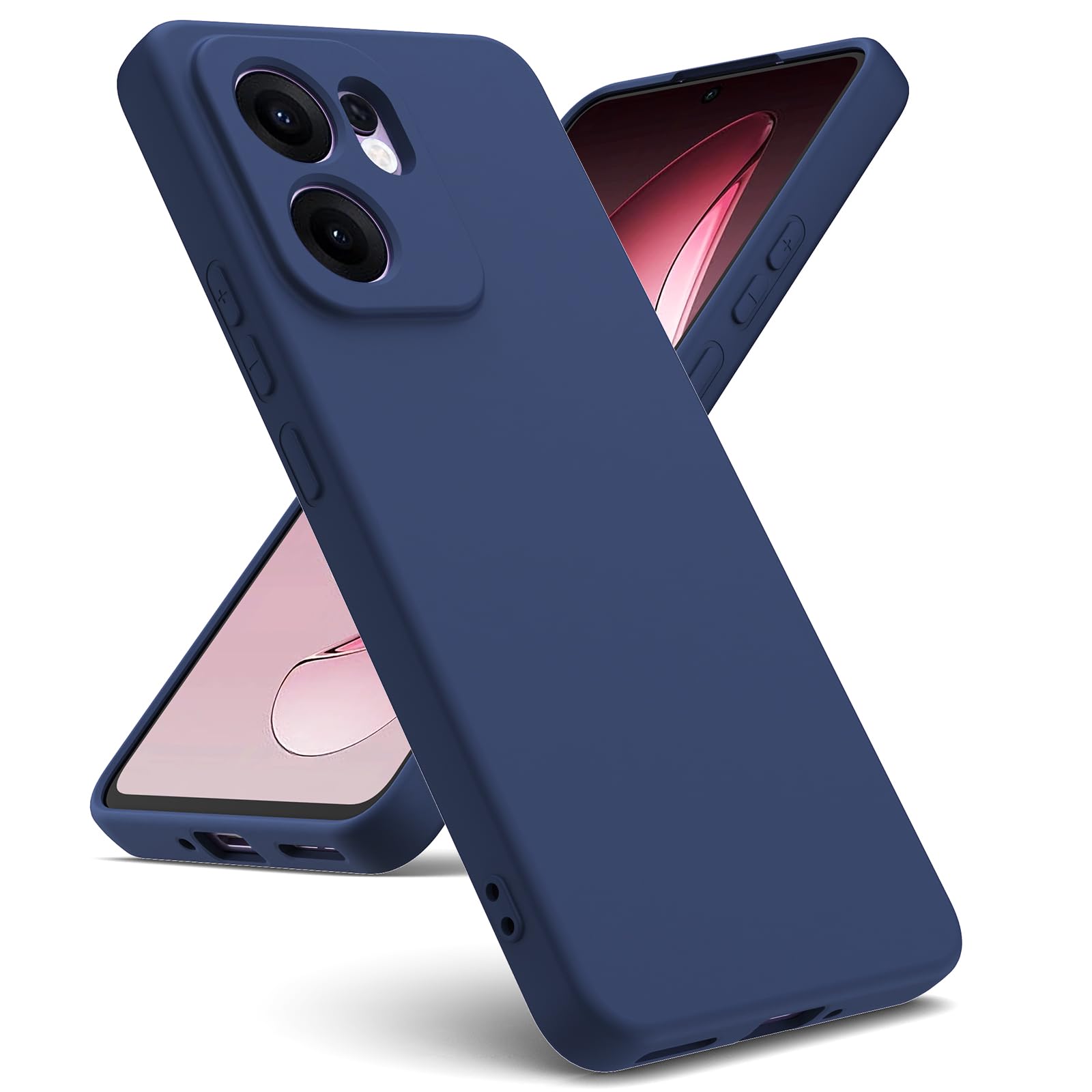 Oududianzi Cover per Oppo Reno 13 FS/F 5G/4G, Blu Notte