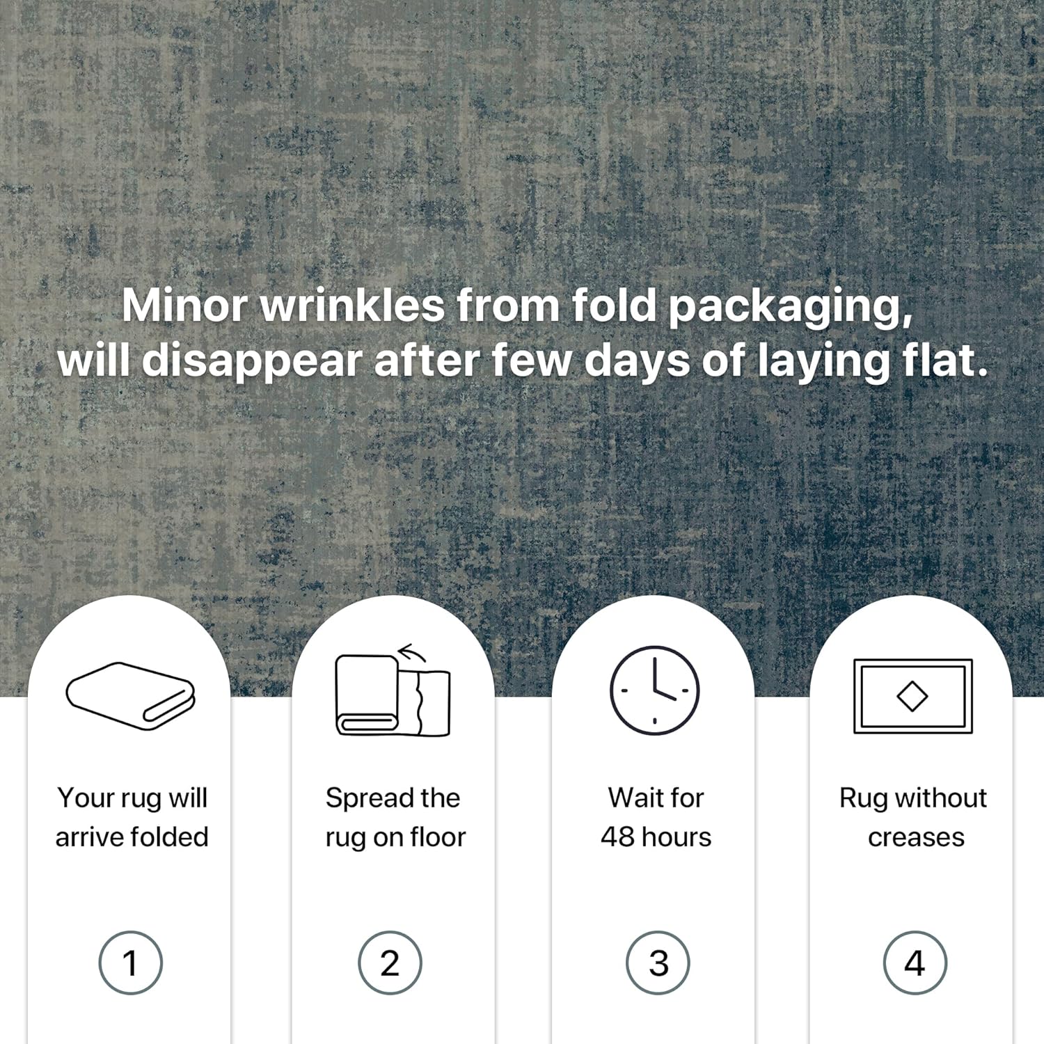 Beimo Tappeto Salotto Pelo Corto 120x170cm, Blu - immagine 6