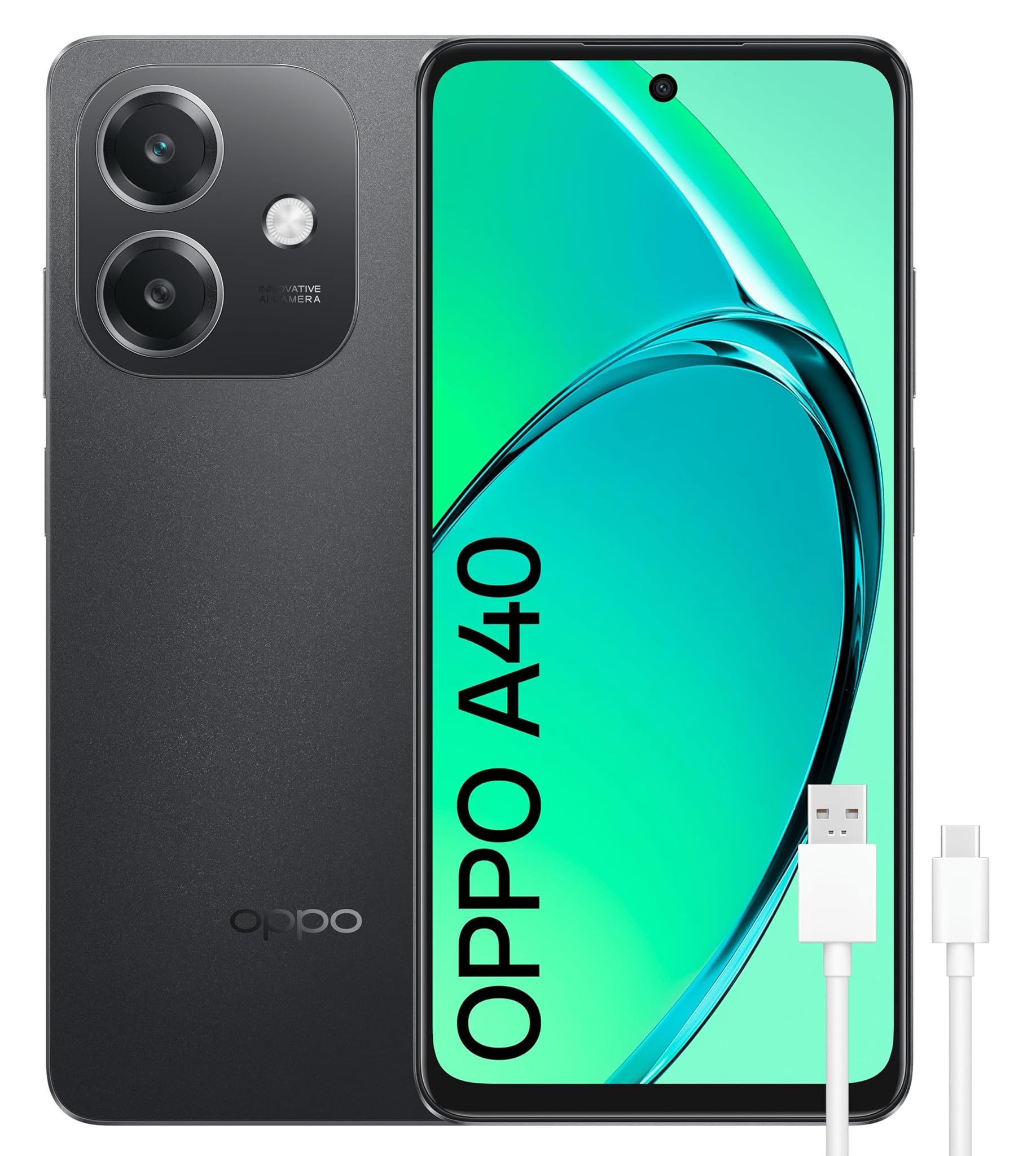 Oppo A40 - Smartphone Sbloccato 128GB, Nero