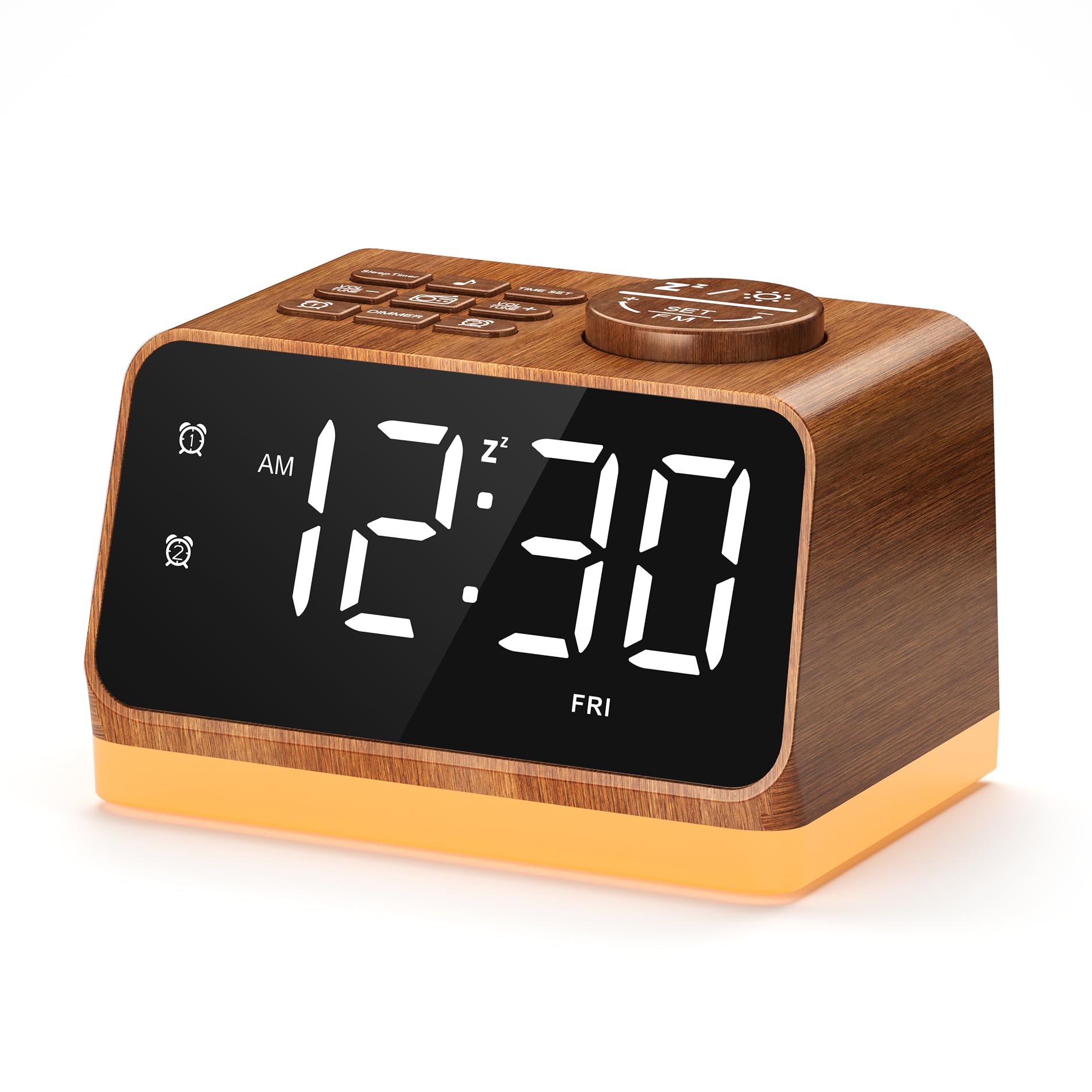 Dreamegg Radiosveglia Digitale con Doppio Allarme