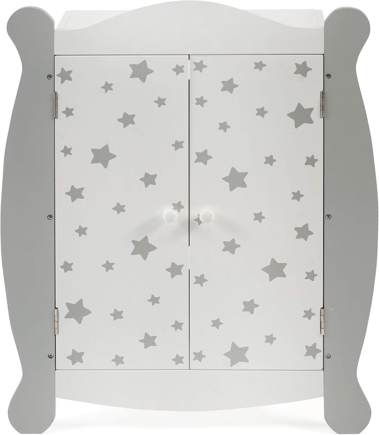 Bayer Chic 2000 - Armadio per Bambole, Stelle Grigio - immagine 2
