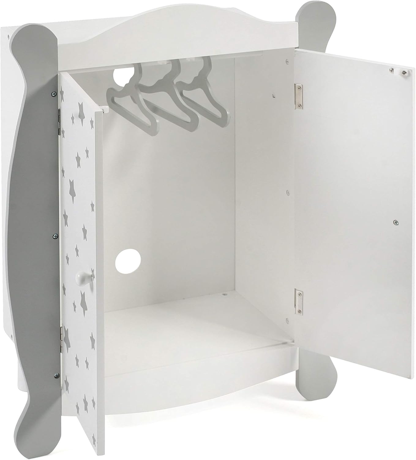 Bayer Chic 2000 - Armadio per Bambole, Stelle Grigio - immagine 3