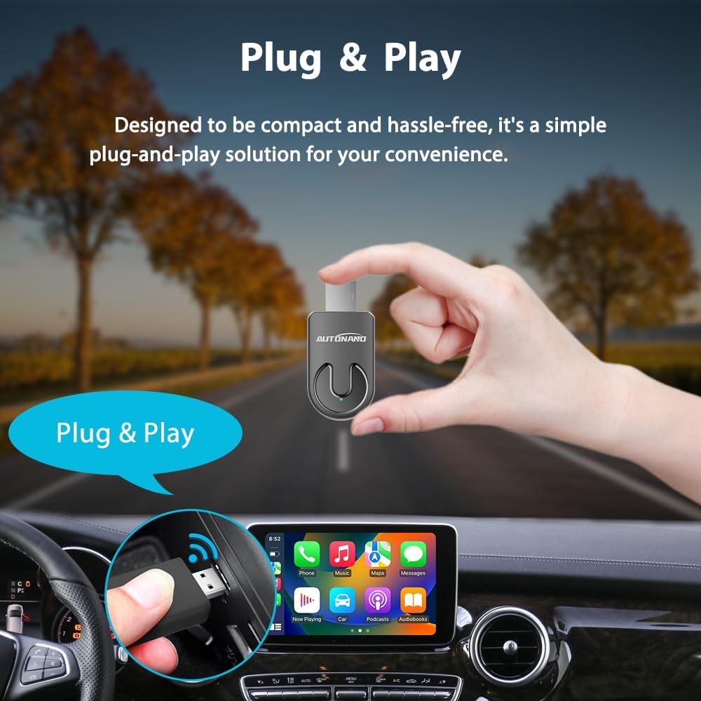 Adattatore Wireless 2 in 1 CarPlay e Android Auto - immagine 4