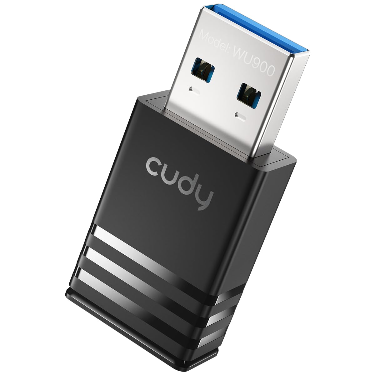 Cudy AX900 WiFi 6 Adattatore USB WU900, Dongle wireless dual-band 600Mbps + 286Mbps, design compatto nano, gioco a bassa latenza, MU-MIMO, OFDMA, Windows 7/10/11, compatibile con Linux