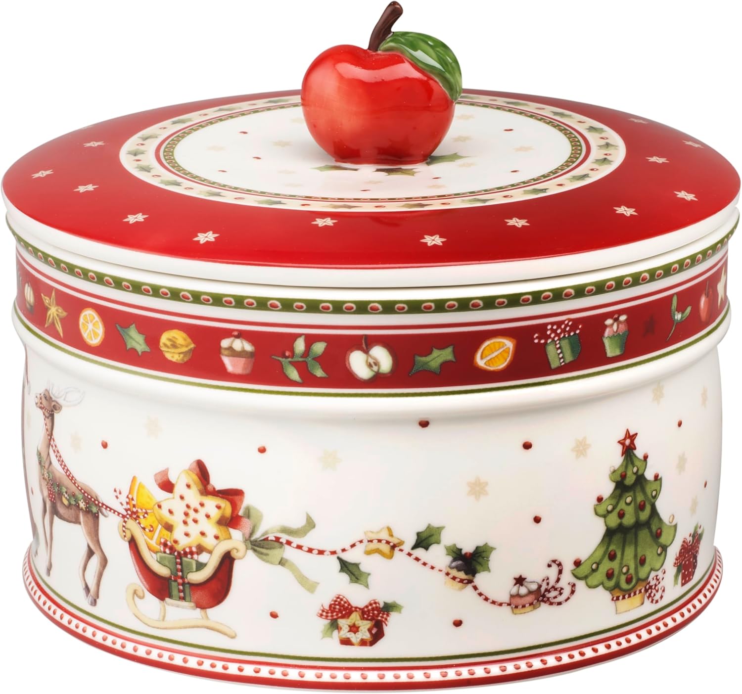 Villeroy & Boch - Winter Bakery Delight Barattolo Rotondo Rosso