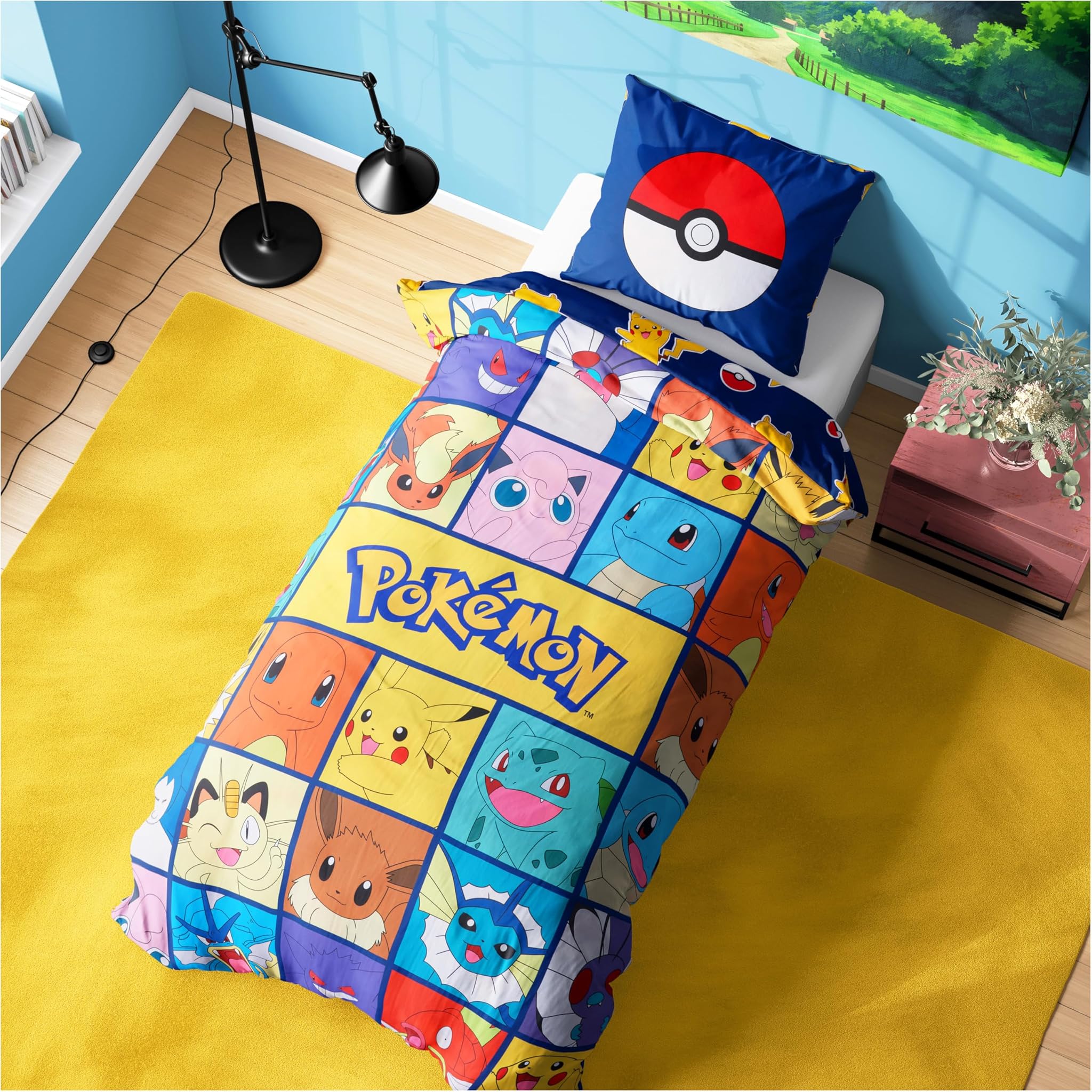 Get Trend Pokemon Copripiumino Singolo Reversibile