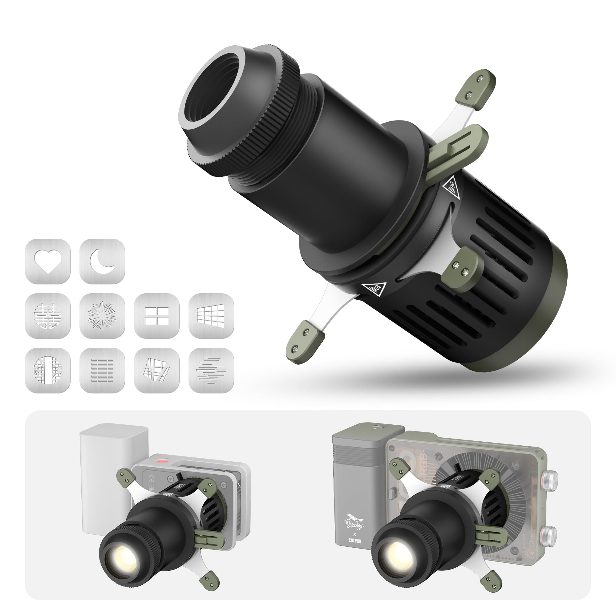 Zhiyun Mini Spotlight Kit Ottico Conico (Attacco ZY)