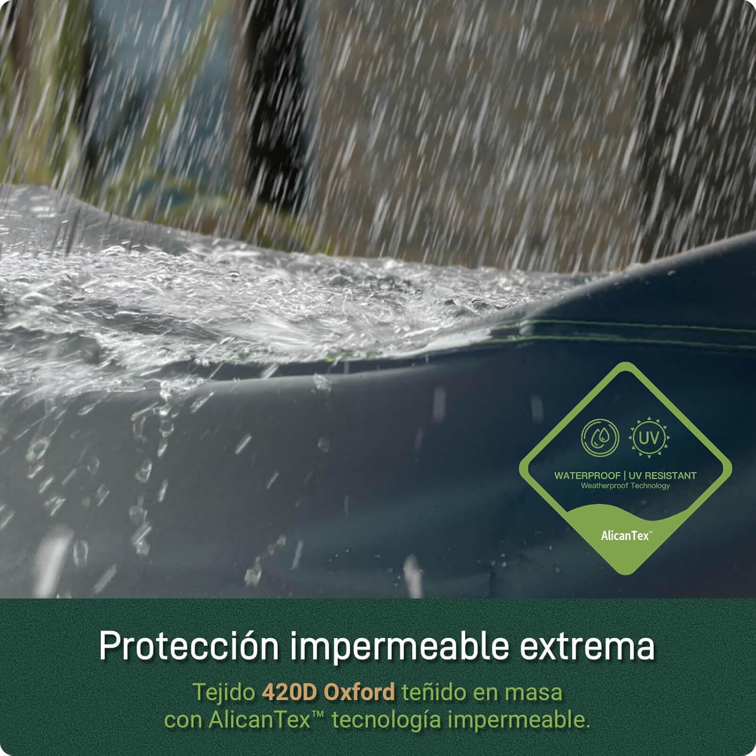 Awnic Copri Dondolo 2 Posti 175x125x160cm - immagine 2