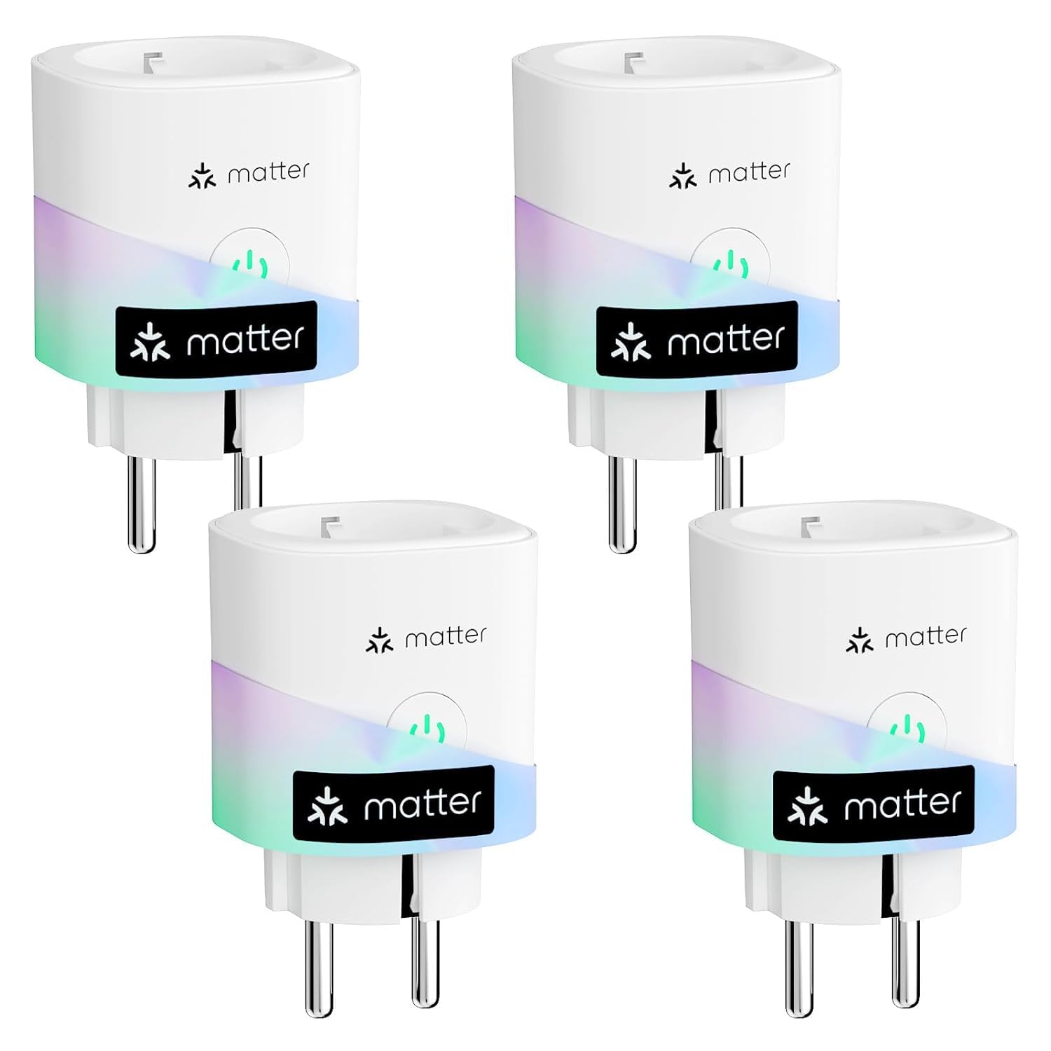 Meross Matter Presa Smart con Monitoraggio Energia (4 pz)