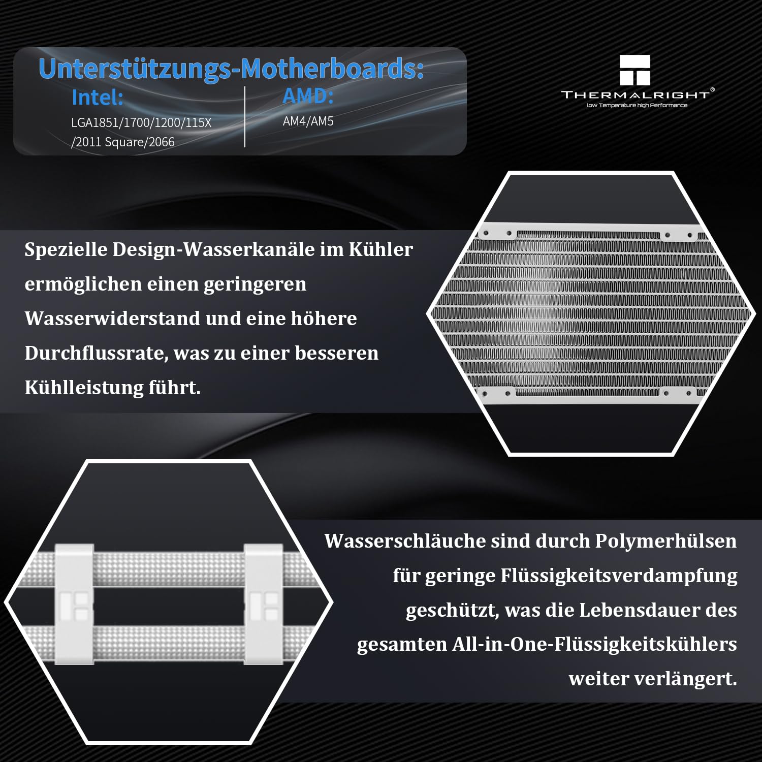 Tr Peerless Vision 360 ARGB White - Refrigeratore a Acqua CPU - immagine 3