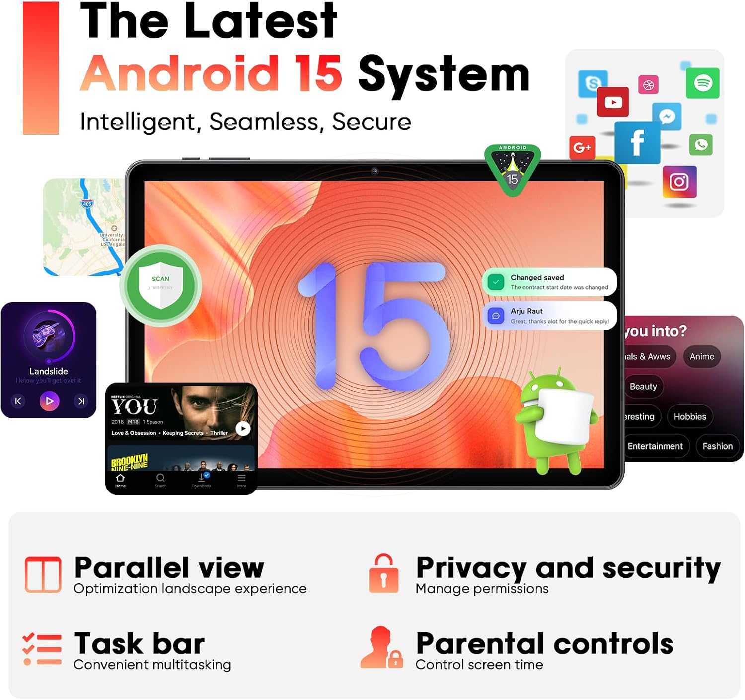 Raemond Android 15 Tablet 10 Pollici K30 - immagine 3