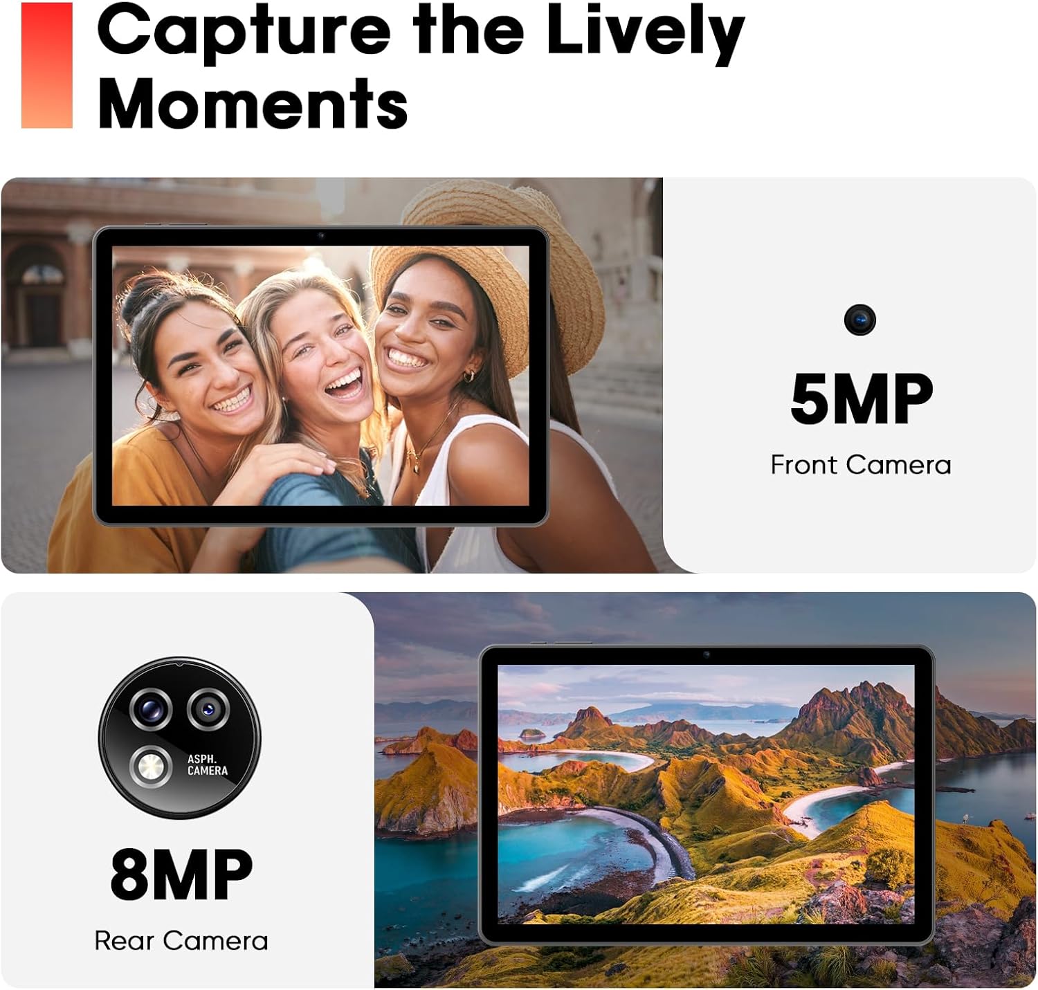 Raemond Android 15 Tablet 10 Pollici K30 - immagine 6