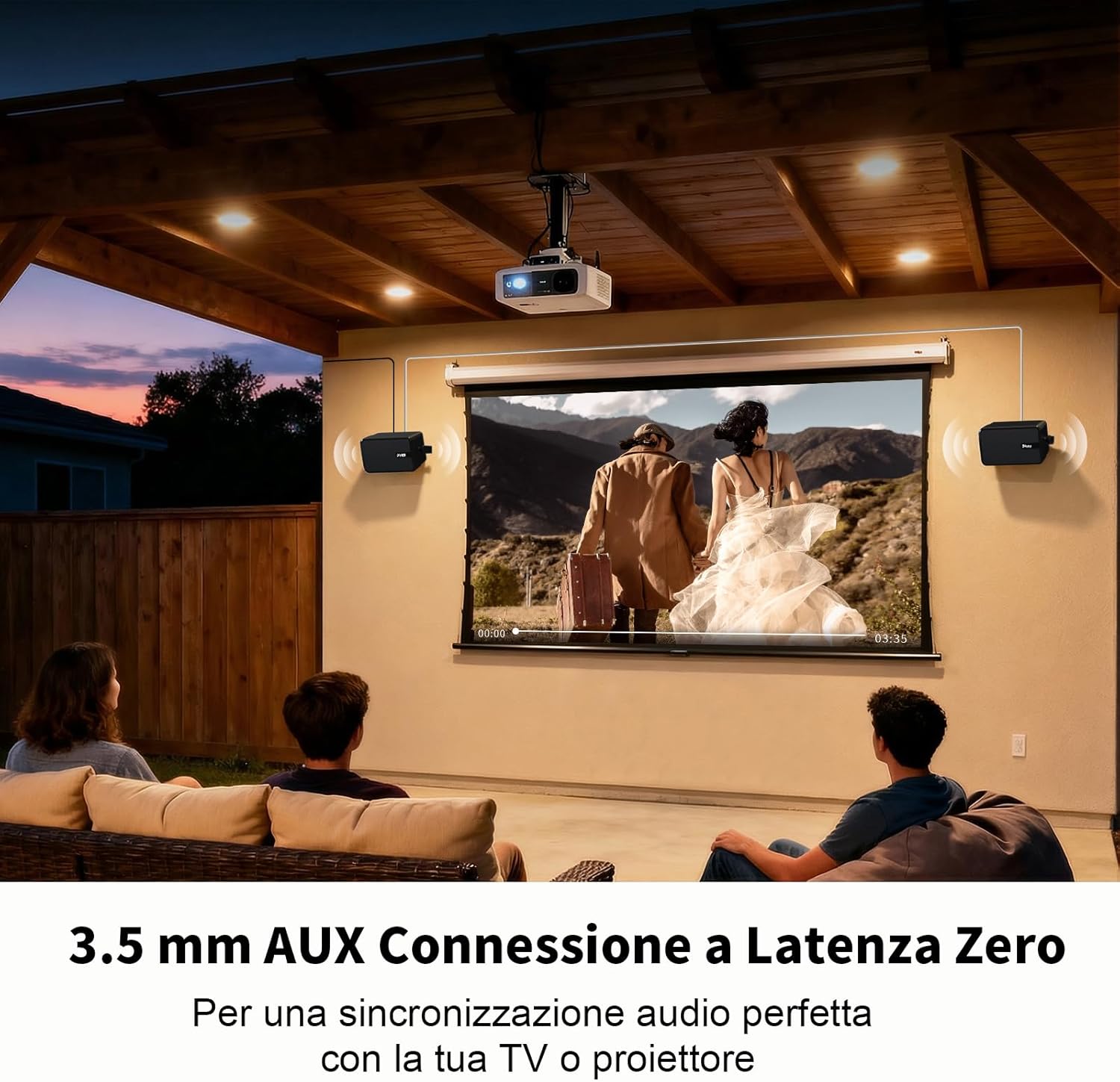 Casse Bluetooth da Esterno Attive + Passive (MZ-650) - immagine 5