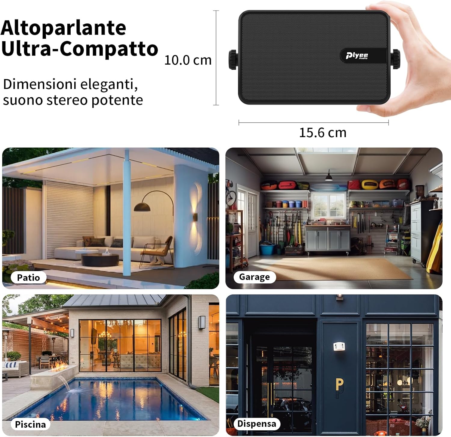 Casse Bluetooth da Esterno Attive + Passive (MZ-650) - immagine 6