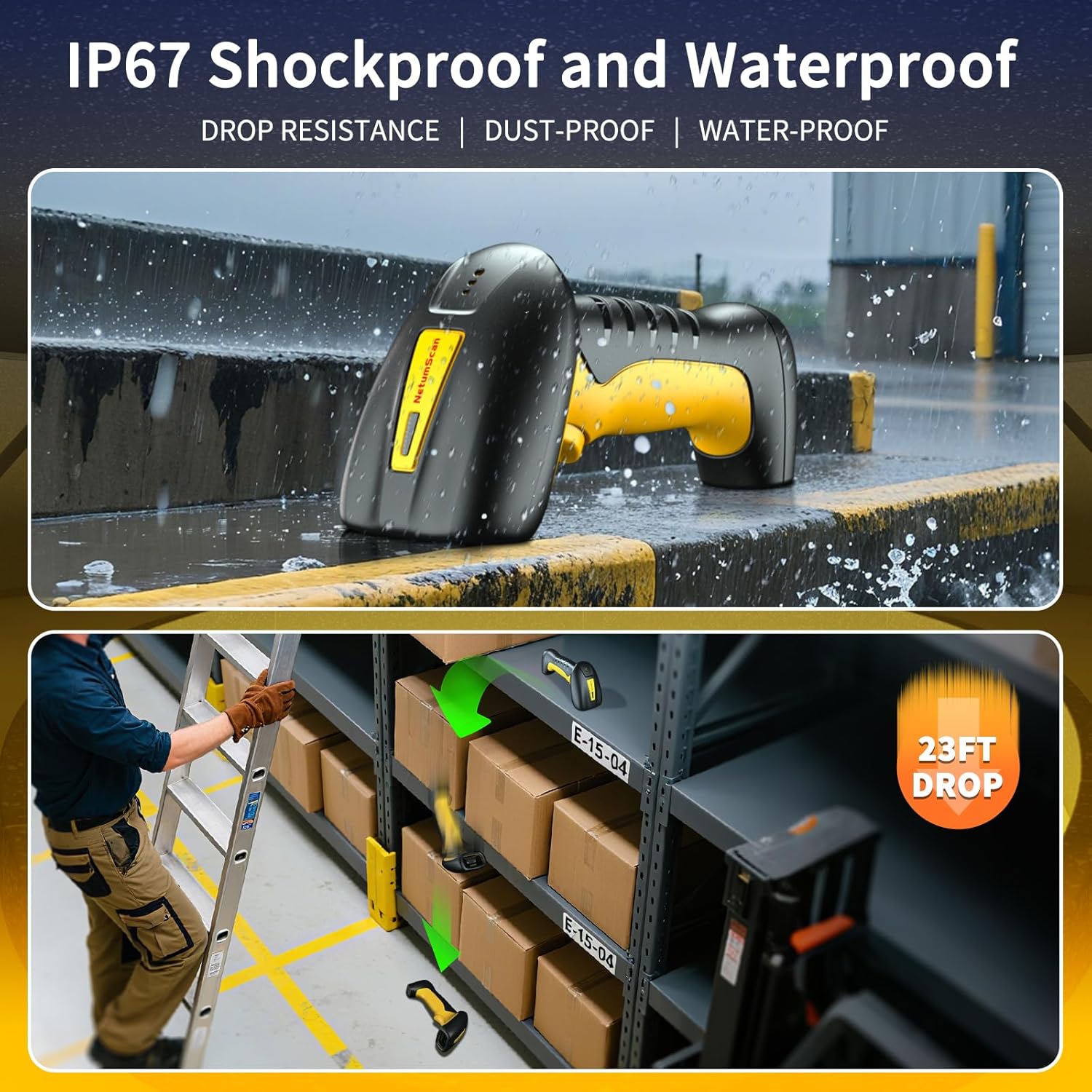 Netumscan Lettore Codici a Barre Wireless 1D/2D - immagine 3