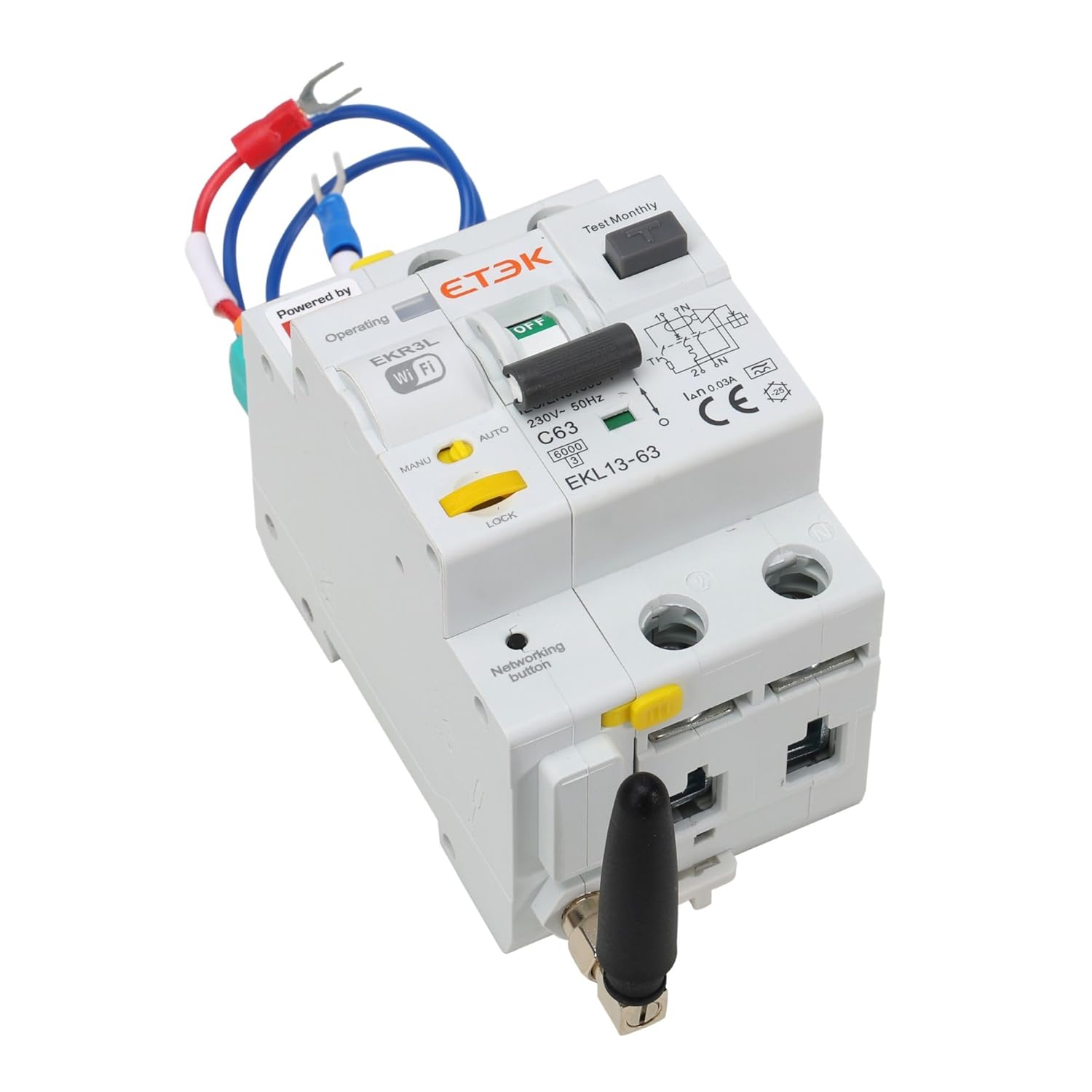 Differenziale Auto Riarmabile WIFI 63A 30mA - immagine 4