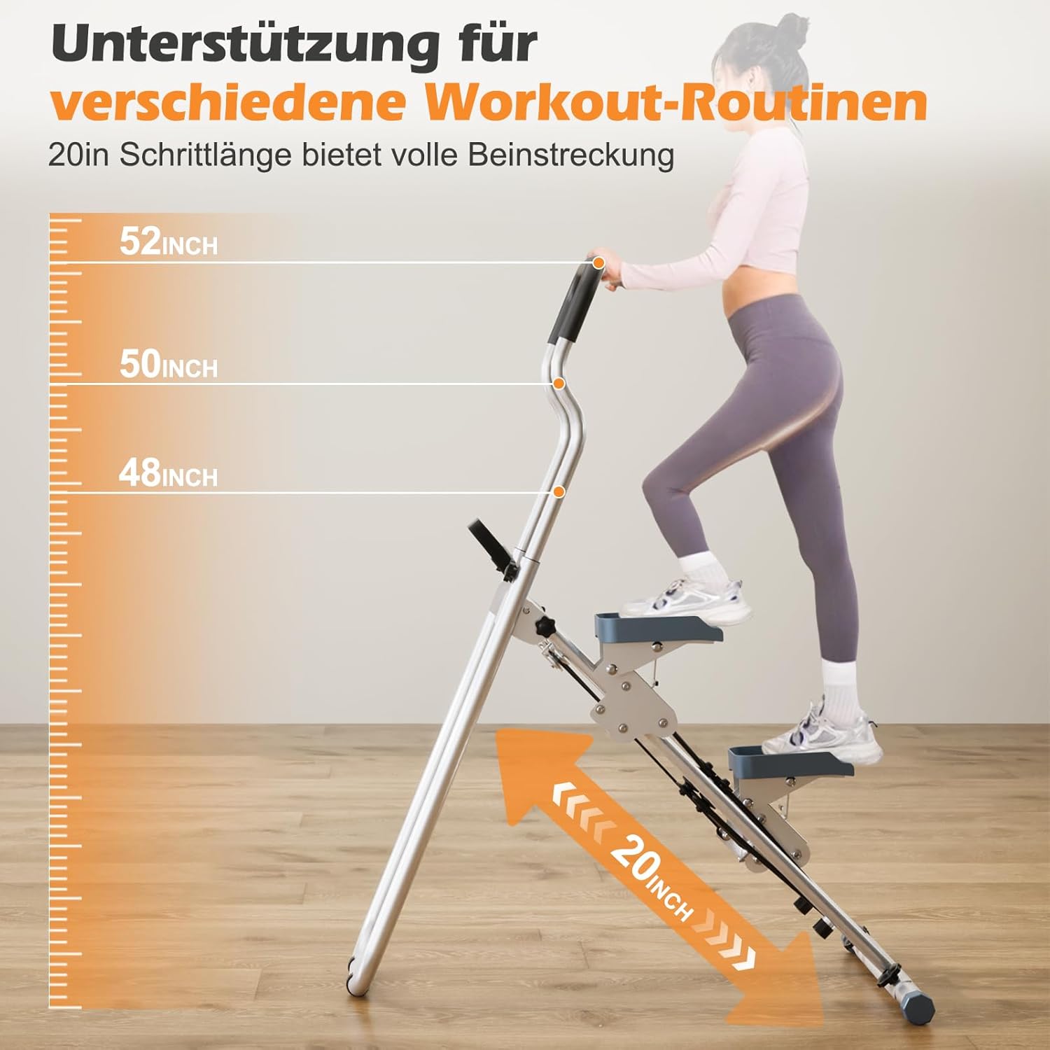 Ceiever Stair Stepper Verticale Pieghevole - immagine 3