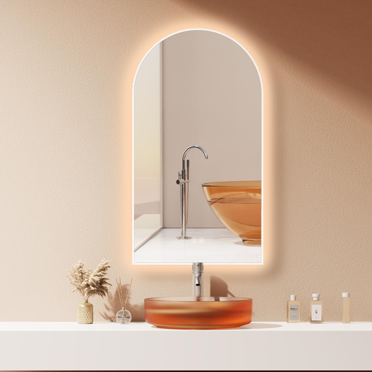 Hoko® Arch - Specchio ad Arco a LED 50x90cm - immagine 1