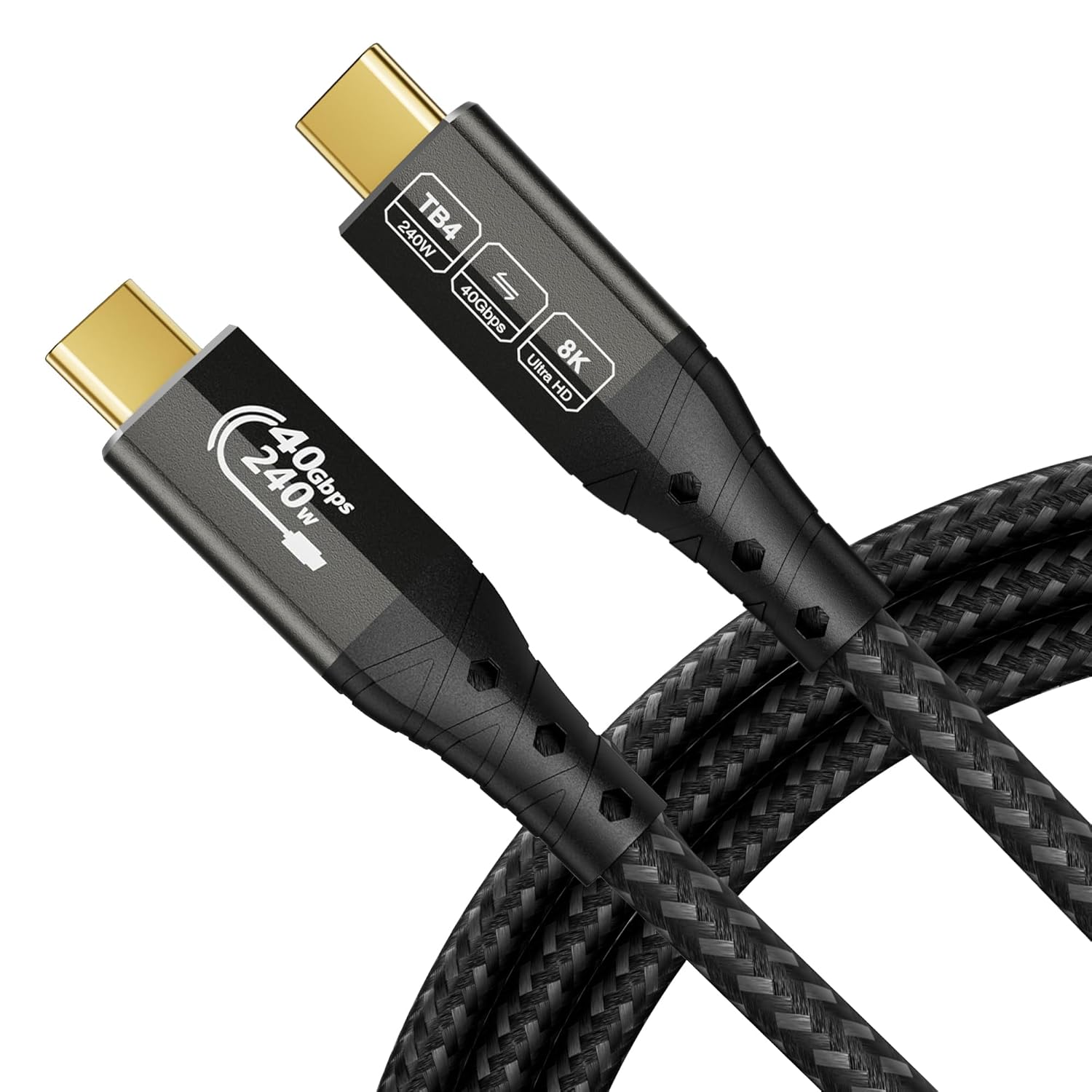 Ziknydo Cavo Thunderbolt 4 8K/4K 3 Metri - immagine 1