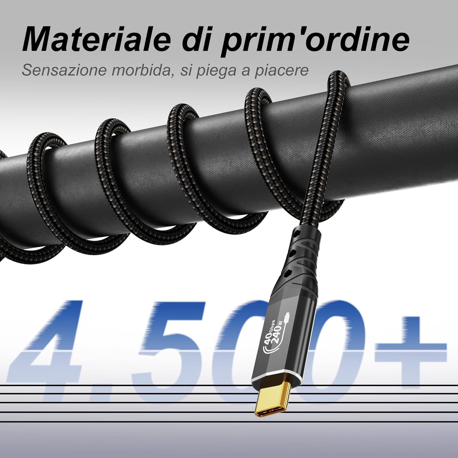 Ziknydo Cavo Thunderbolt 4 8K/4K 3 Metri - immagine 6